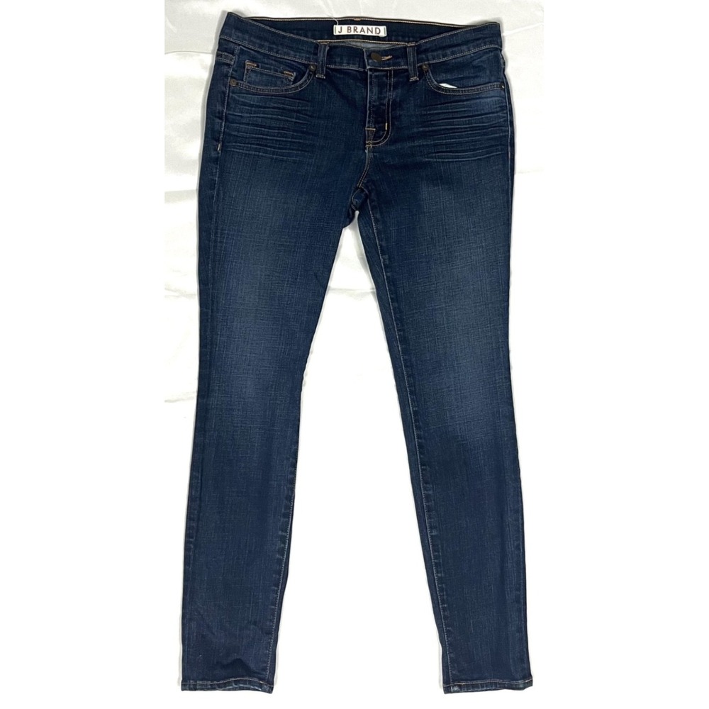 J Brand The Skinny Womens 28 Dark Vintage Wash Skinny Jeans 910C012 Made in USA